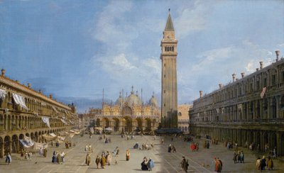 Piazza San Marco by Giovanni Antonio Canal